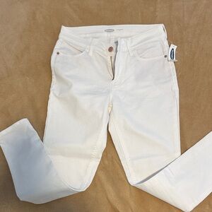 Old Navy Women's White Skinny Jeans